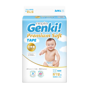 Nepia Genki! Premium Soft Diapers & Pants - Single Pack
