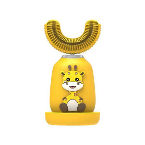 Ipx7 Waterproof Childrens Electric Toothbrush 120 Seconds Efficient Cleaning U-type Automatic Toothbrush Wireless Fast Charging