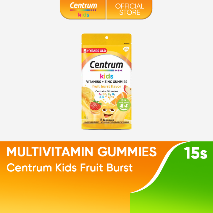 Centrum Kids Multivitamin Gummies Fruit Burst 15s | Lazada PH