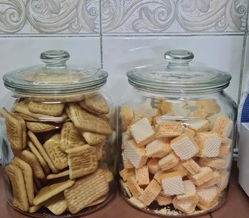 IKEA VARDAGEN Laundry Ball Storage Glass Gelas Bola Dobi Detergent