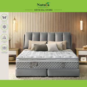 Natura Cross Series X-Anchor 13.5" Mattress/Free Delivery/12-Year Warranty/HEIQ Real Silk/Double Max Tech/7-Zone Pocket Spring/Zero Motion Transfer
