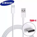 สายชาร์จซัมซุง ไทป์ซี สายชาร์จ Samsung Type c USB รองรับชาร์จด่วน Fast charge รับประกัน 1ปี รองรับรุ่น A02S A03S A11 A12 A13 A15 A20 A21s A30 A50s A31 A51S8 S8P S9 S9P NOTE8 NOTE9. 