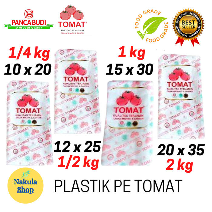 Plastik Pe Tomat 10x20 12x25 15x30 20x35 Lazada Indonesia 3165