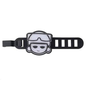 Xe đạp leo núi Đèn hậu xe đạp phim hoạt hình sáng tạo đèn sau có thể sạc qua USB đèn LED xe đạp đèn cảnh báo an toàn