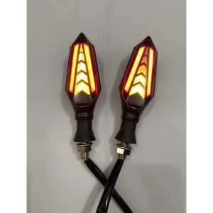 SEIN Lampu sen running variasi 2sisi led model panah biru vixion byson klx crf wr dtracker ninja dll HARGA SEPASANG KIRI KANAN