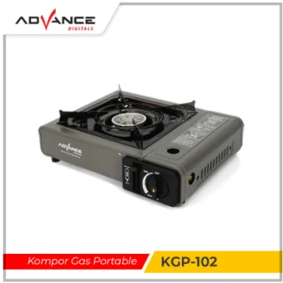 Kompor Portable Advance KGP-102 / KGP102 Kompor 2 Fungsi Gas Tabung & Kaleng - Garansi 1 Tahun