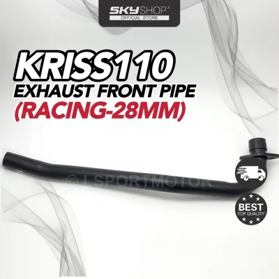 MODENAS KRISS110 EXHAUST FRONT PIPE (RACING-28MM) EKZOS MUFFLER PIPE DEPAN NECK KRISS1 KRISS 1 MODIFIED MODIFY (S)