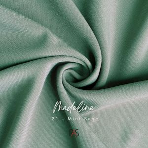 [MINIMAL 2X KLIK UNTUK 1 YARD] Kain Polyester Ecer Bahan Madeline Two Face Fabric Premium HARGA 1/2 YARD