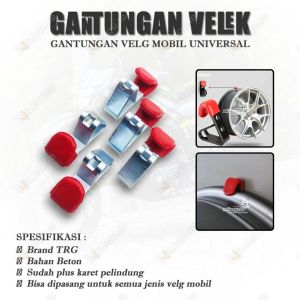 Gantungan velg mobil di dinding gantungan pelek velg ring 13 14 15 16 17 18 20 lubang 4 5 hsr
