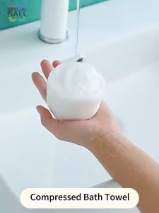 Multi-Purpose Wet Dry Makeup Remover Towel Mini Compressed Space-Saving Travel Towel