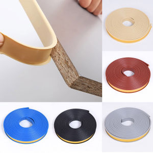 U Shaped Silicone Rubber Seal Strip Self Adhesive Edge Banding Tape Furniture Wood Board Cabinet Table Chair Protector Cover