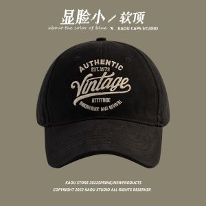 Fashion Vintage Retro INS Embroidered Baseball Cap Student Sports Casual Peaked Cap Adjustable Cap