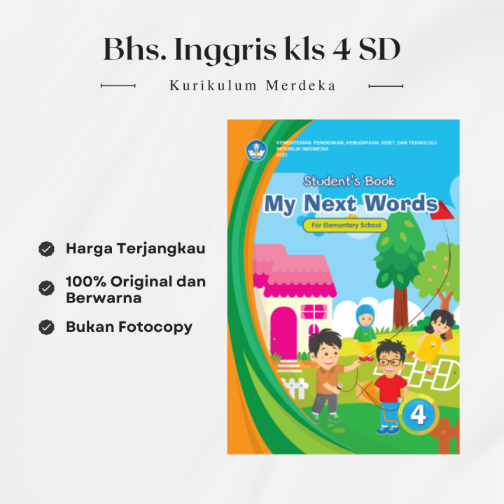 Buku Siswa Bahasa Inggris Kelas 4 SD / MI Kurikulum Merdeka - Buku ...