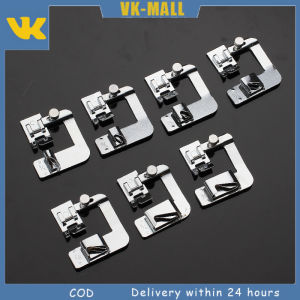 3pcs/set Household Sewing Machine Presser Foot Rolled Hem Feet For Brother Singer Domestic Sewing Accessories