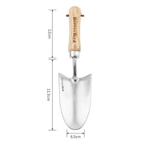 Berry & Bird Stainless Steel Lighter Range Hand Trowel - Lightweight Garden Tool for Effortless Digging and Planting For Women