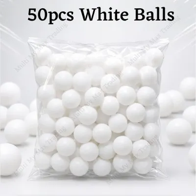 50pcs 40mm Table Tennis Balls Ping Pong Ball Bola Training PP Material White Orange 乒乓球