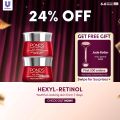 POND's Age Miracle Ultimate Youth Day Cream and Night Cream Hexyl-Retinol 9G - Moisturizer for Face, Brightening, & Skin Care. 