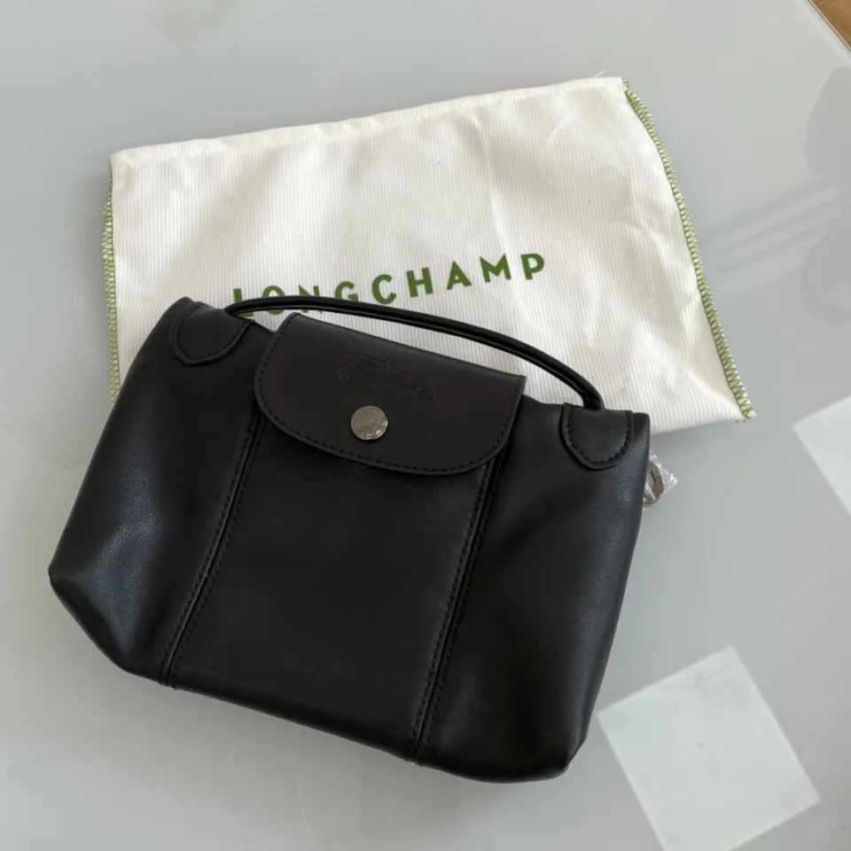 French Original longchamp lambskin shoulder small square bag 1061737 Cross Body bag temperament clutch bag wallet female models Lazada Singapore