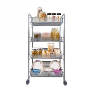 Rak Roda 4 Susun dan 5 Susun Serbaguna Rak Troli Rak Dapur Rak Penyimpanan Rak Salon Troli SNC-2 dan 3 HOMEDEKOR8