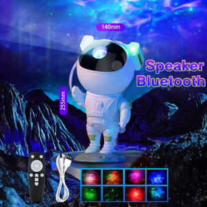 Lampu tidur aesthetic Lampu Proyektor bintang astronot laser berbintang usb lampu radio Bluetooth