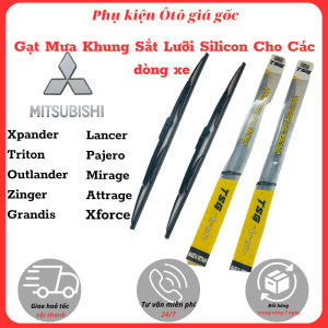 [TSG-MITSHUBISHI] Cần Gạt Mưa Ô Tô Khung sắt lưỡi silicon dùng cho các xe: Xpander Outlander Attrage MiragePajero Xforce