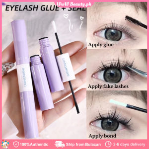 5ml+5ml Lash Bond and Lock Black Mascara Waterproof False Lashes Makeup Adhesive Glue Double End Eyelash Glue Bond