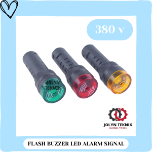 FLASH BUZZER LED ALARM SIGNAL BEEPER AC AD16-22 SM 380V