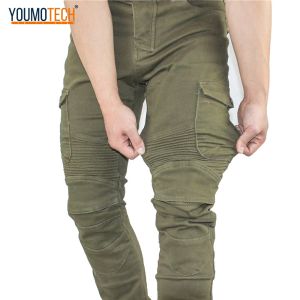 New Spring Summer Autumn Motorcycle Pants Classic Outdoor Riding Motorcycle Jeans Drop-resistant Pants with Protective Gear