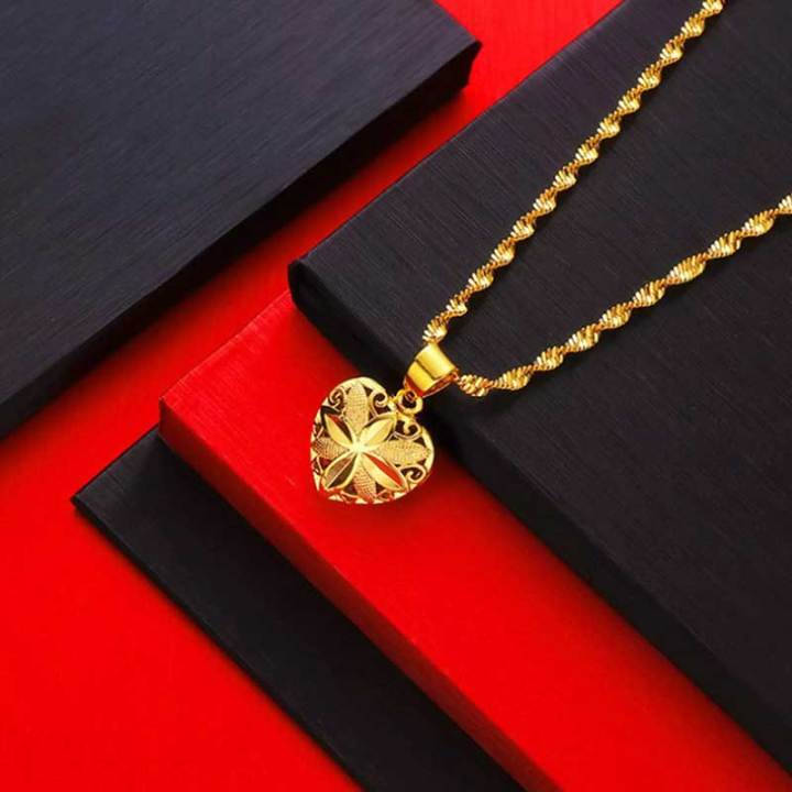 Limited Today 100% Original 18K Saudi Gold Pawnable Necklace Snake Bone  Chain Ripples Of Water Chain K Gold Necklace 18 K Necklace Male Style Of