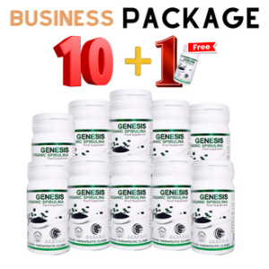 Business Wholesale Package Promo Genesis Organic Spirulina Reseller Superfood All Organic Food Supplement Immune Booster