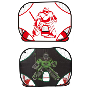 ตาข่ายฝึกผู้รักษาประตูฮ็อกกี้น้ำแข็งที่ยอดเยี่ยมสำหรับการฝึกการยิงที่แม่นยำในร่มและกลางแจ้งใช้