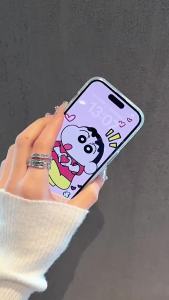 [8Style]Case For iPhone 14 Pro Max 15ProMax 13Pro Hard Casing Protect Shockproof [White Pikachu Shin]12ProMax