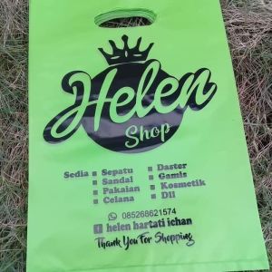 Plastik plong 25x35 Plus sablon isi 200pcs.