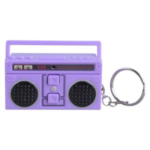 Fun Music Box Pendant Rotating Music Ornament Collectible Music Accessory Vintage Small Recorder Pendant Plastic Texture