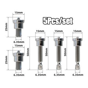 ​5PCS Magnetic Positioning Screwdriver Bits Head 25/50mm Positioning Bit batch Head Woodworking​