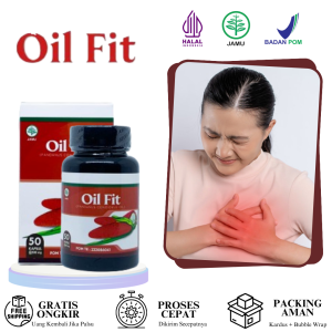 Oil Fit - Obat Jantung Koroner Jantung Berdebar Aritmia Sesak Nafas Nyeri Dada Sebelah Mual dan Muntah Keringat Dingin Pembengkakan Di Kaki Dari Ekstrak Buah Merah Papua
