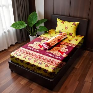 Zhufumilost - Sprei Set New Anak Motif Karakter Ukuran  90x200cm Elegan Terbaru