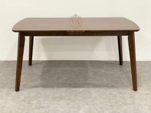 GF 5ft-150cm solid rubber wood Scandinavian dining table / meja makan