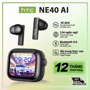 HTC NE40 Tính năng dịch phụ đề AI Tai nghe dịch AI Tai nghe màn hình cảm ứng LED Chống ồn chủ động ANC Khả năng chống nước IPX5
