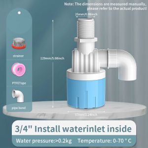 Automatic Water Level Control Valve Inside TypeInner Top Float Uesd for Tank Solar Energy Auto Pot Aquarium Valve Tank Traditional Upgrade