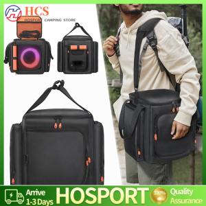 【HCS】 For Partybox Encore Essential 2 Portable Protective Case Anti-Scratch Portable Speaker Dust Case with Mic Pocket Double-Sided Speaker Storage Bag