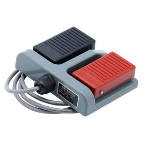 Momentary Plastic Foot Switches Self-Reset Double Foot Pedal Switches Highly Temperature Resistant Footswitch Duplex Tumblers