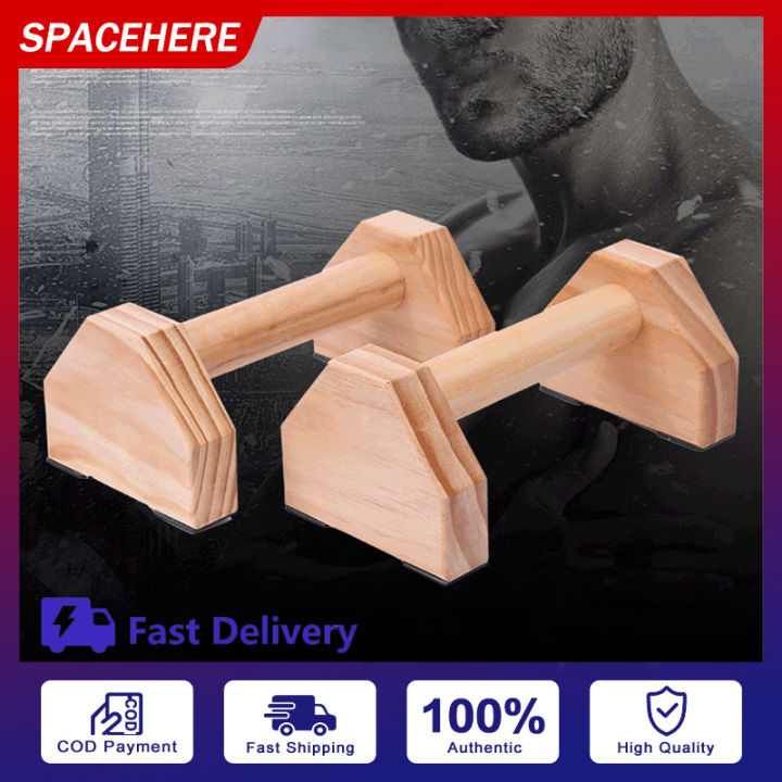 Barres Parallèles Rhinosport - 300kg Capacité - Entraînement Dips Et Pompes - Design Pliable