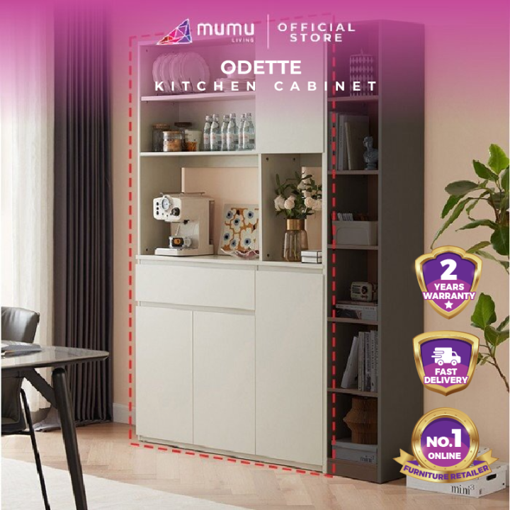 [MUMU Living] Odette Kitchen Cabinet | Lazada