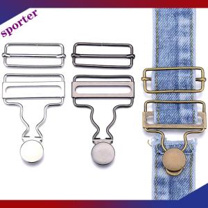 Sporter สายรัดแบบหนีบผ้าดันกันรอยพร้อมกระดุมชุดกางเกงยีนส์สำหรับแจ็คเก็ตผ้ายีนส์อุปกรณ์เย็บผ้าแบบ DIY สำหรับบ้าน