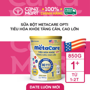 Sữa bột Nutricare MetaCare Opti 1+ tiêu hóa khỏe tăng cân cao lớn (850g)