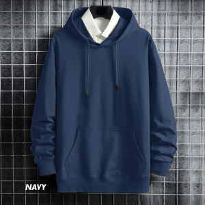 Jaket Sweater Polos Pria - Navy
