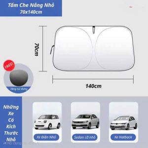 Tấm che nắng kính lái ô tô cao cấp chắn nắng cách nhiệt gấp gọn phù hợp tất cả các dòng xe