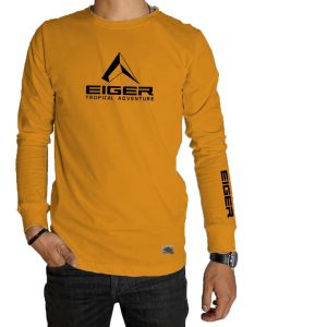 KAOS PRIA DAN WANITA LENGAN PANJANG BAHAN COTTON COMBED 30S