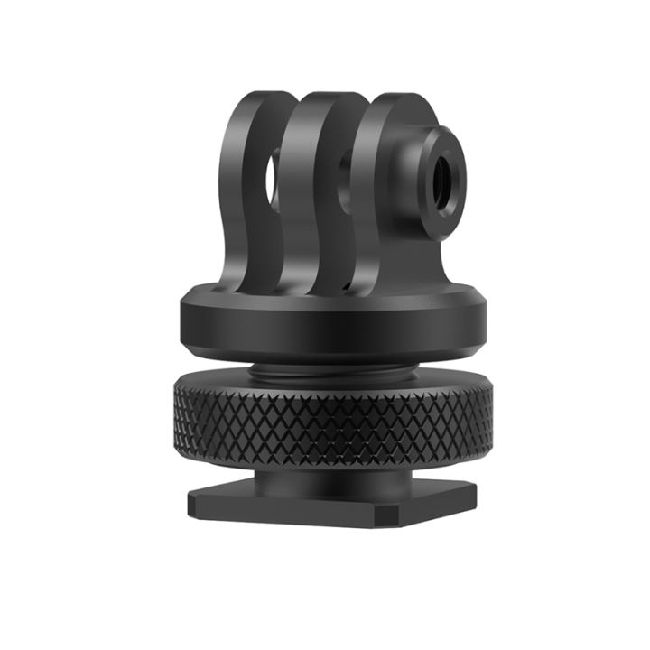 [ssb mall]Action Camera Cold Shoe Adapter with 1/4 Inch Screw Hole 360 ...